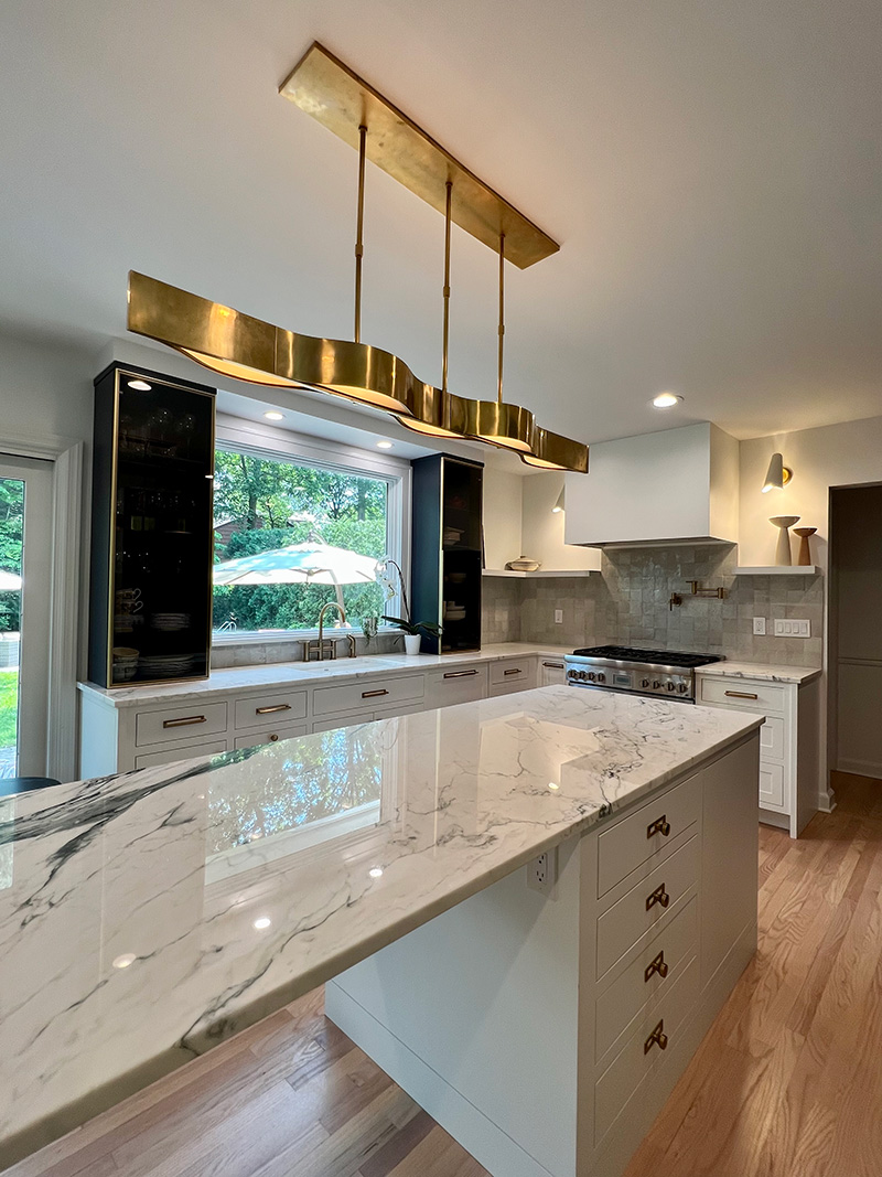 Contemporary Kitchen Remodel by Sankar Construction project photo